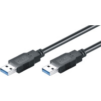 Produktbild för M-CAB - USB-kabel - USB typ A till USB typ A - 1.8 m