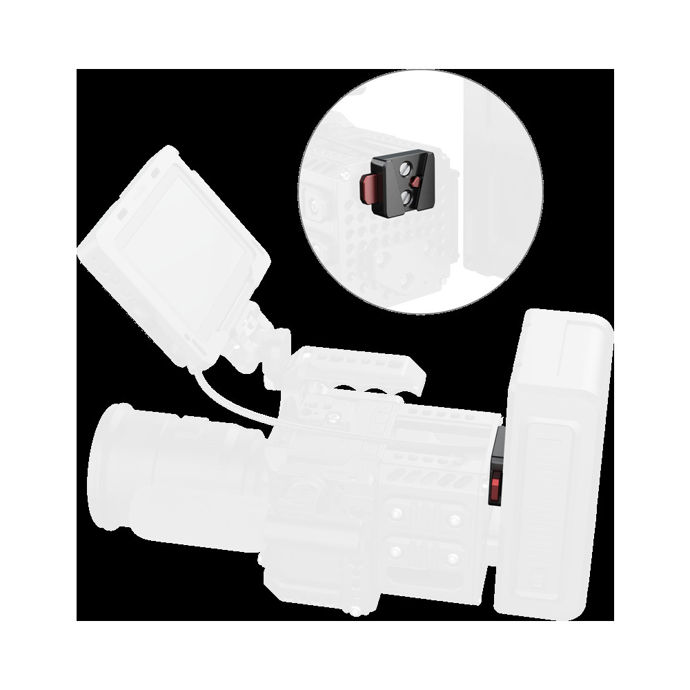 Produktbild för SmallRig 6021 Quick Release V-Lock Mount Plate Kit