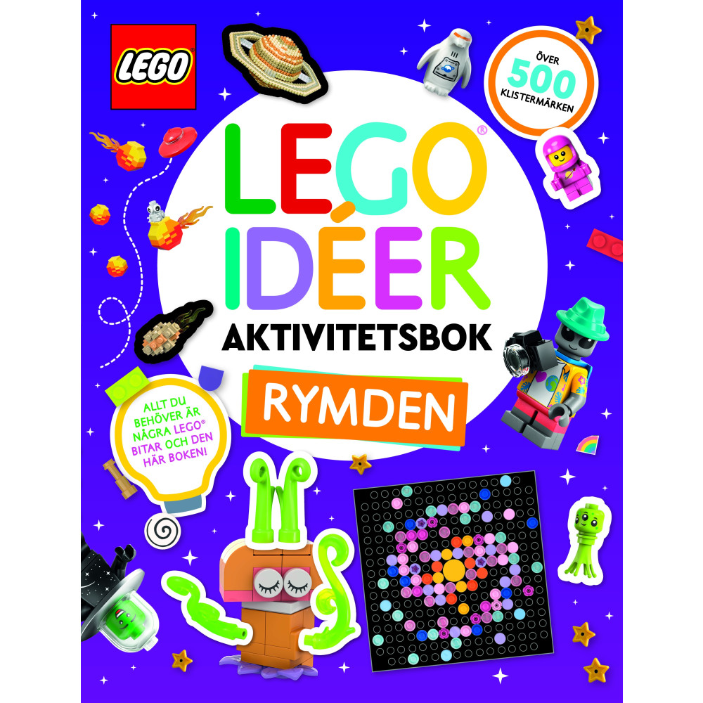 Produktbild för Lego idéer aktivitetsbok. Rymden (häftad)