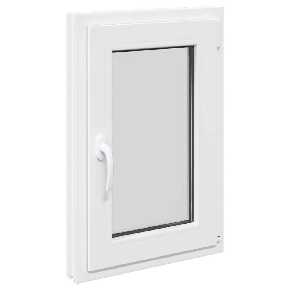 Produktbild för Källarfönster RISOR 50 x 75 cm PVC och glas Vit
