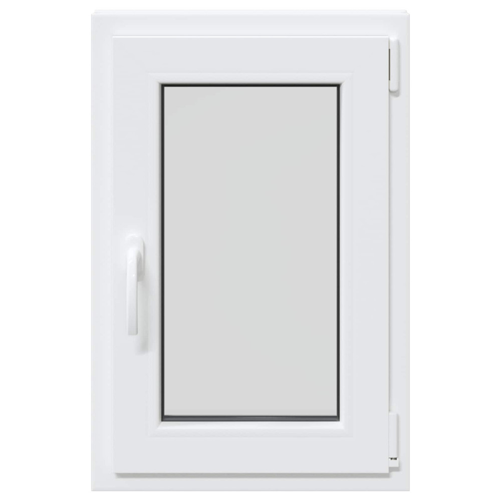 Produktbild för Källarfönster RISOR 50 x 75 cm PVC och glas Vit