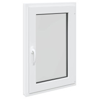Produktbild för Källarfönster RISOR 60 x 100 cm PVC och glas Vit