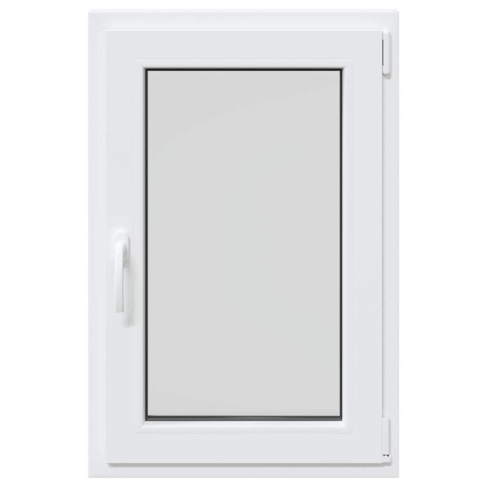 Produktbild för Källarfönster RISOR 60 x 100 cm PVC och glas Vit