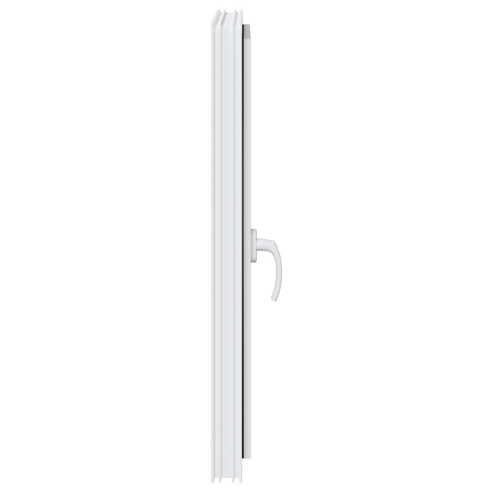 Produktbild för Källarfönster RISOR 60 x 100 cm PVC och glas Vit