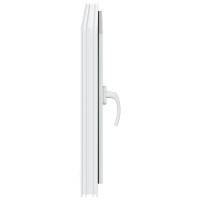 Produktbild för Källarfönster RISOR 80 x 60 cm PVC och glas Vit