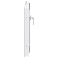 Produktbild för Källarfönster RISOR 80 x 60 cm PVC och glas Vit