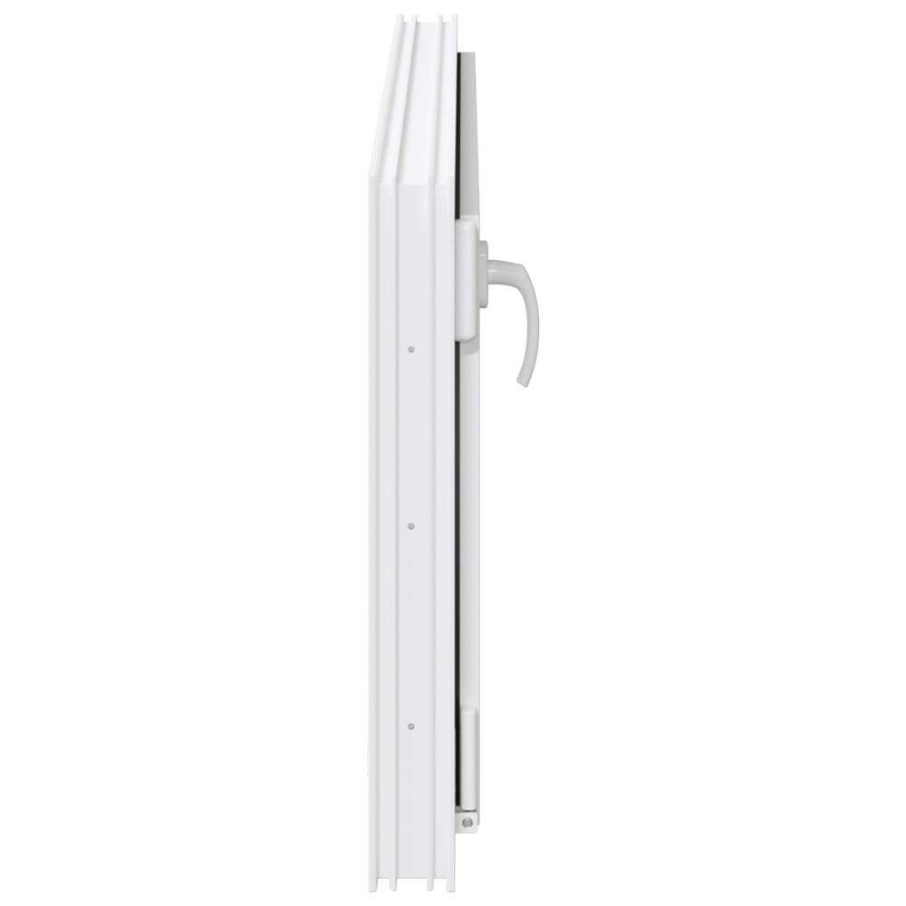 Produktbild för Källarfönster RISOR 100 x 50 cm PVC och glas Vit
