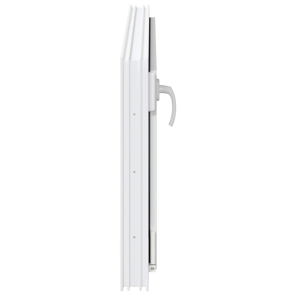 Produktbild för Källarfönster RISOR 100 x 50 cm PVC och glas Vit