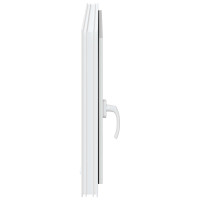Produktbild för Källarfönster RISOR 100 x 60 cm PVC och glas Vit