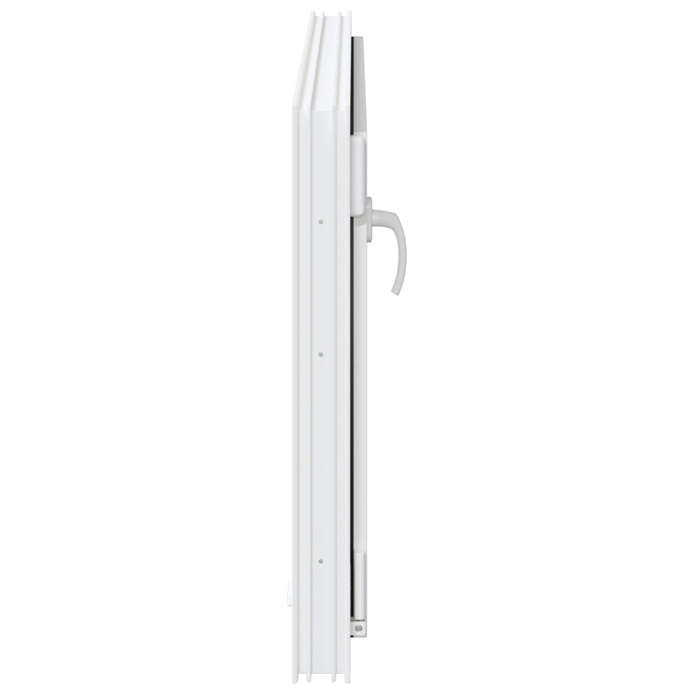 Produktbild för Källarfönster RISOR 100 x 70 cm PVC och glas Vit