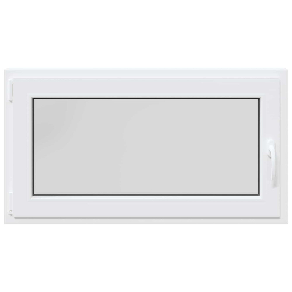 Produktbild för Källarfönster RISOR 110 x 50 cm PVC och glas Vit
