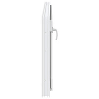 Produktbild för Källarfönster RISOR 110 x 50 cm PVC och glas Vit