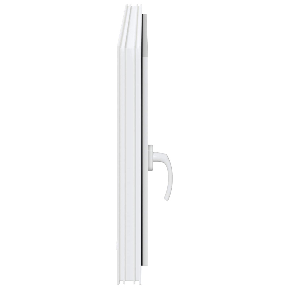 Produktbild för Källarfönster RISOR 110 x 60 cm PVC och glas Vit