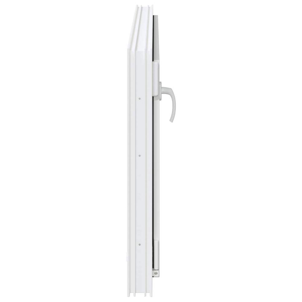 Produktbild för Källarfönster RISOR 110 x 60 cm PVC och glas Vit