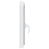 Produktbild för Källarfönster RISOR 50 x 50 cm PVC och glas Vit