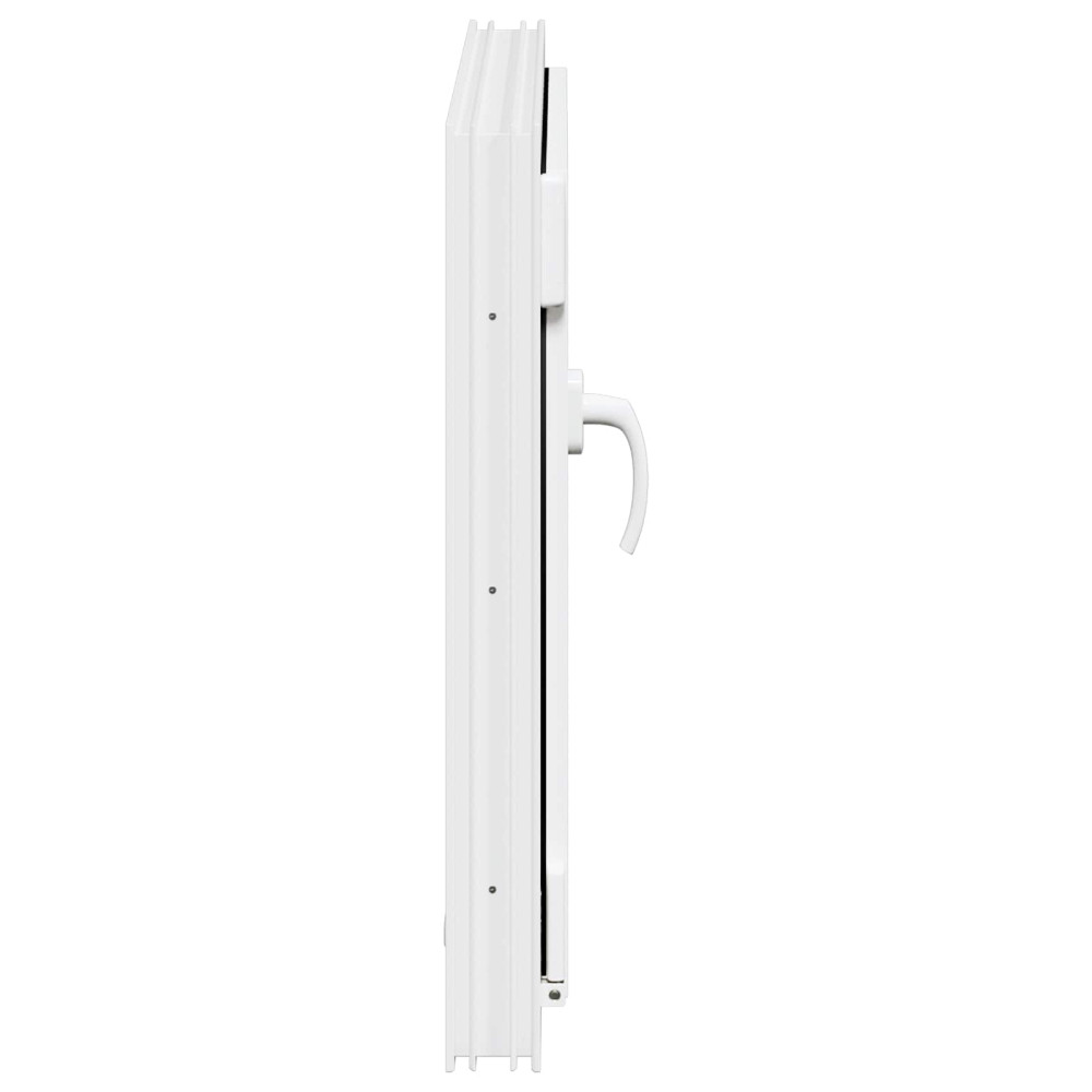 Produktbild för Källarfönster RISOR 50 x 50 cm PVC och glas Vit