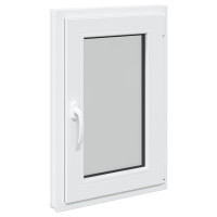 Produktbild för Källarfönster RISOR 50 x 75 cm PVC och glas Vit