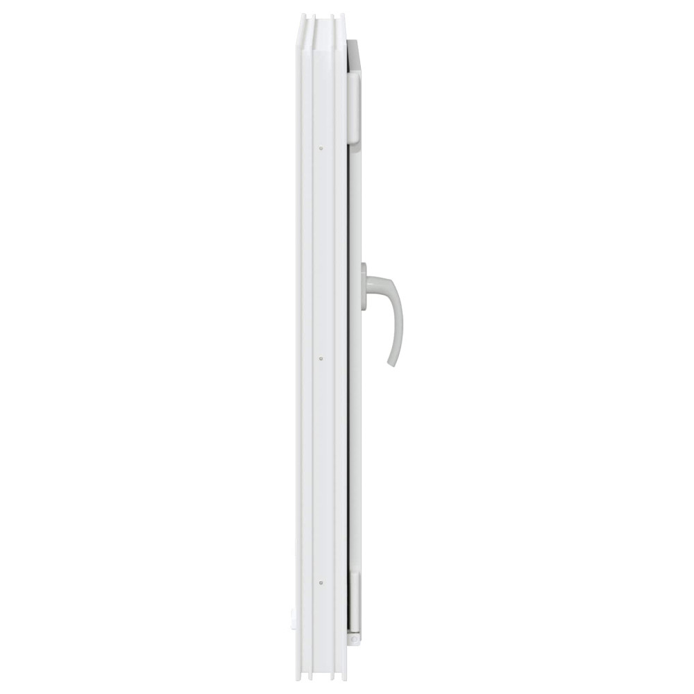 Produktbild för Källarfönster RISOR 50 x 75 cm PVC och glas Vit
