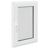 Produktbild för Källarfönster RISOR 60 x 90 cm PVC och glas Vit