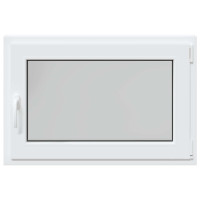 Produktbild för Källarfönster RISOR 90 x 50 cm PVC och glas Vit