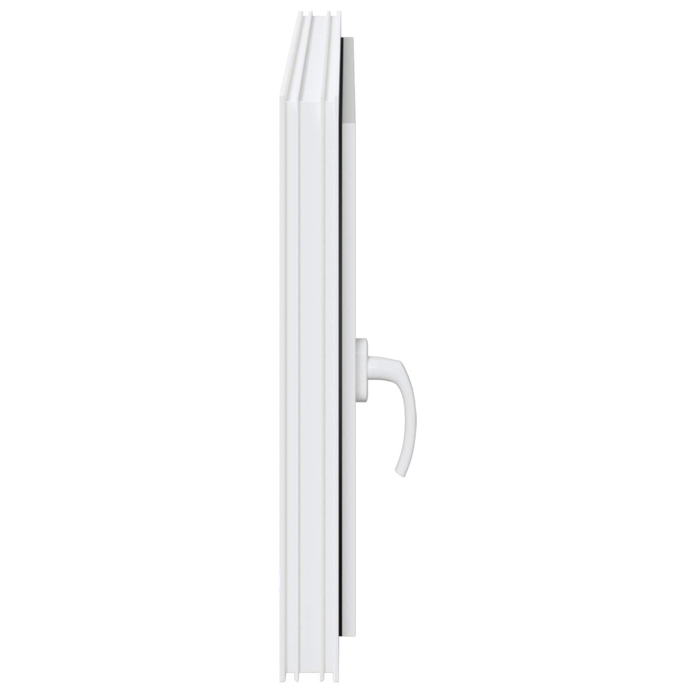 Produktbild för Källarfönster RISOR 90 x 60 cm PVC och glas Vit