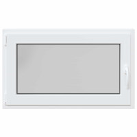 Produktbild för Källarfönster RISOR 100 x 60 cm PVC och glas Vit