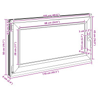Produktbild för Källarfönster RISOR 110 x 50 cm PVC och glas Vit