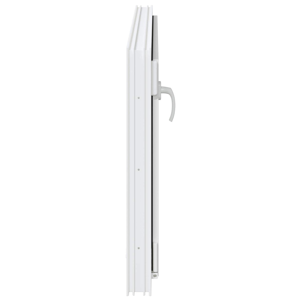 Produktbild för Källarfönster RISOR 110 x 50 cm PVC och glas Vit