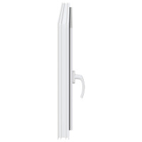 Produktbild för Källarfönster RISOR 110 x 60 cm PVC och glas Vit