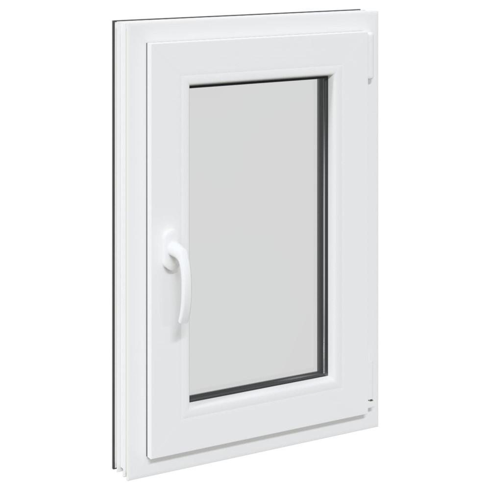 Produktbild för Källarfönster RISOR 50 x 75 cm PVC och glas Antracit