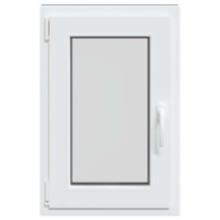 Produktbild för Källarfönster RISOR 50 x 75 cm PVC och glas Antracit