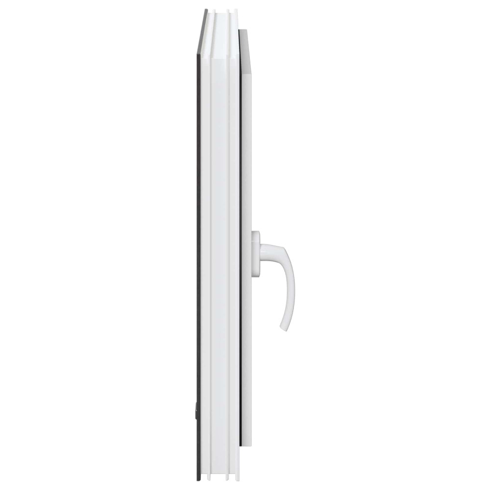 Produktbild för Källarfönster RISOR 60 x 60 cm PVC och glas Antracit
