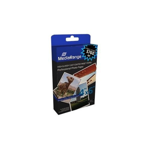 MediaRange MediaRange - fotopapper - högblank - 50 ark - 100 x 150 mm - 220 g/m²