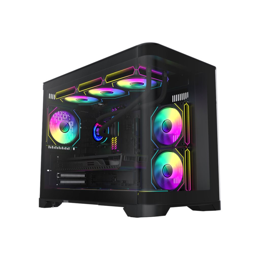 Produktbild för GameMax Infinity HYPE-M BK - mikrofodral - micro ATX
