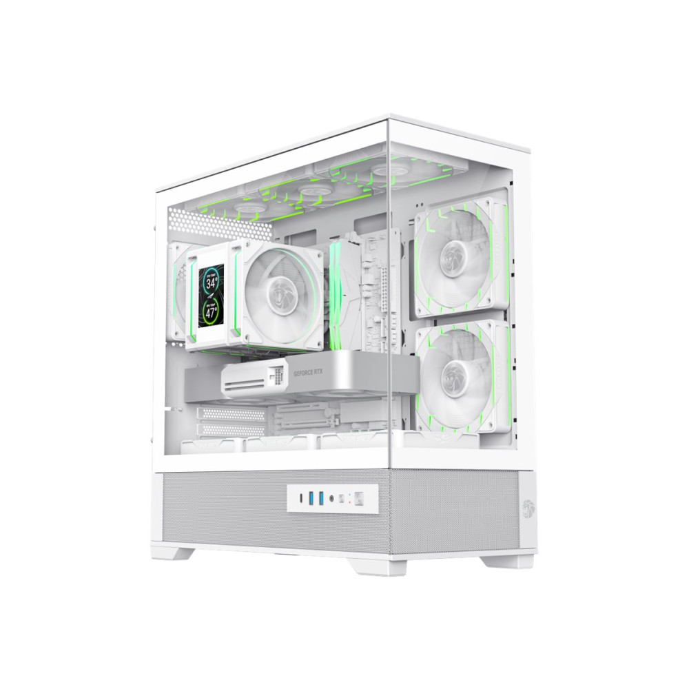 Produktbild för GameMax Infinity VISTA 2 MW - MT - micro ATX