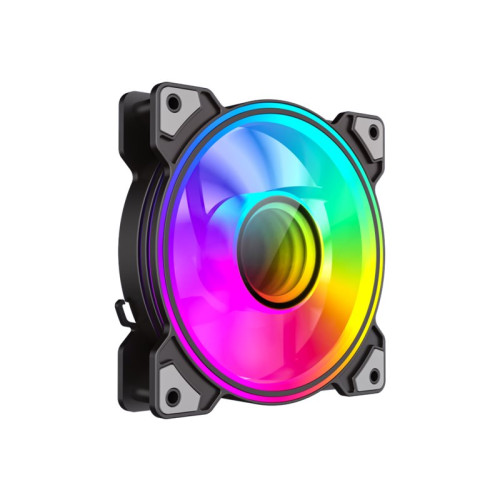 GameMax GameMax DUAL RING INFINITY BK - lådfläkt