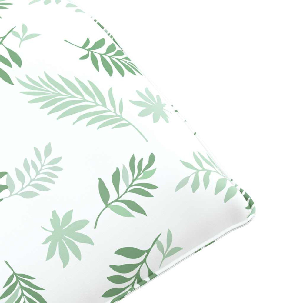 Produktbild för Hopfällbar solstol bladmönster 175x54x8,5 cm oxfordtyg