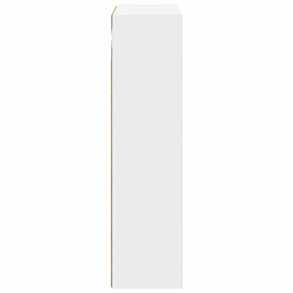Produktbild för Badrumsväggskåp med hylla Vit 40 x 16 x 62,5 cm Konstruerat trä