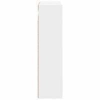 Produktbild för Badrumsväggskåp med hylla Vit 40 x 16 x 62,5 cm Konstruerat trä