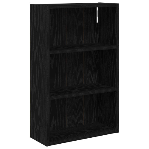 vidaXL Badrumsväggskåp Svart Ek 40 x 16 x 62,5 cm Konstruerat trä