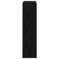 Produktbild för Badrumsväggskåp Svart Ek 40 x 16 x 62,5 cm Konstruerat trä
