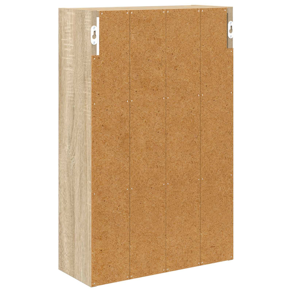 Produktbild för Badrumsväggskåp Sonoma-ek 40 x 16 x 62,5 cm Konstruerat trä