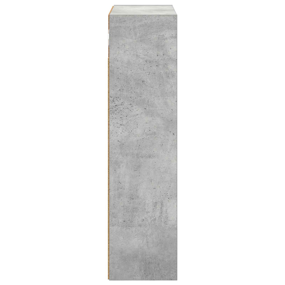 Produktbild för Badrumsväggskåp BetongGrå 40 x 16 x 62,5 cm Konstruerat trä