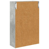Produktbild för Badrumsväggskåp BetongGrå 40 x 16 x 62,5 cm Konstruerat trä