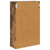 Produktbild för Badrumsväggskåp Rökt Ek 40 x 16 x 62,5 cm Konstruerat trä