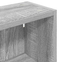 Produktbild för Badrumsväggskåp Grå Sonoma 40 x 16 x 62,5 cm Konstruerat trä