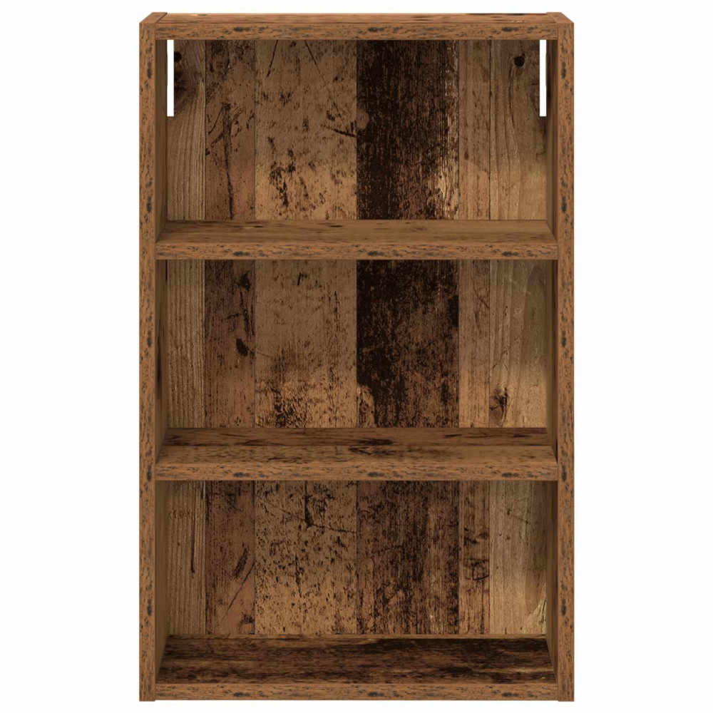 Produktbild för Badrumsväggskåp Gammalt trä 40 x 16 x 62,5 cm Konstruerat trä