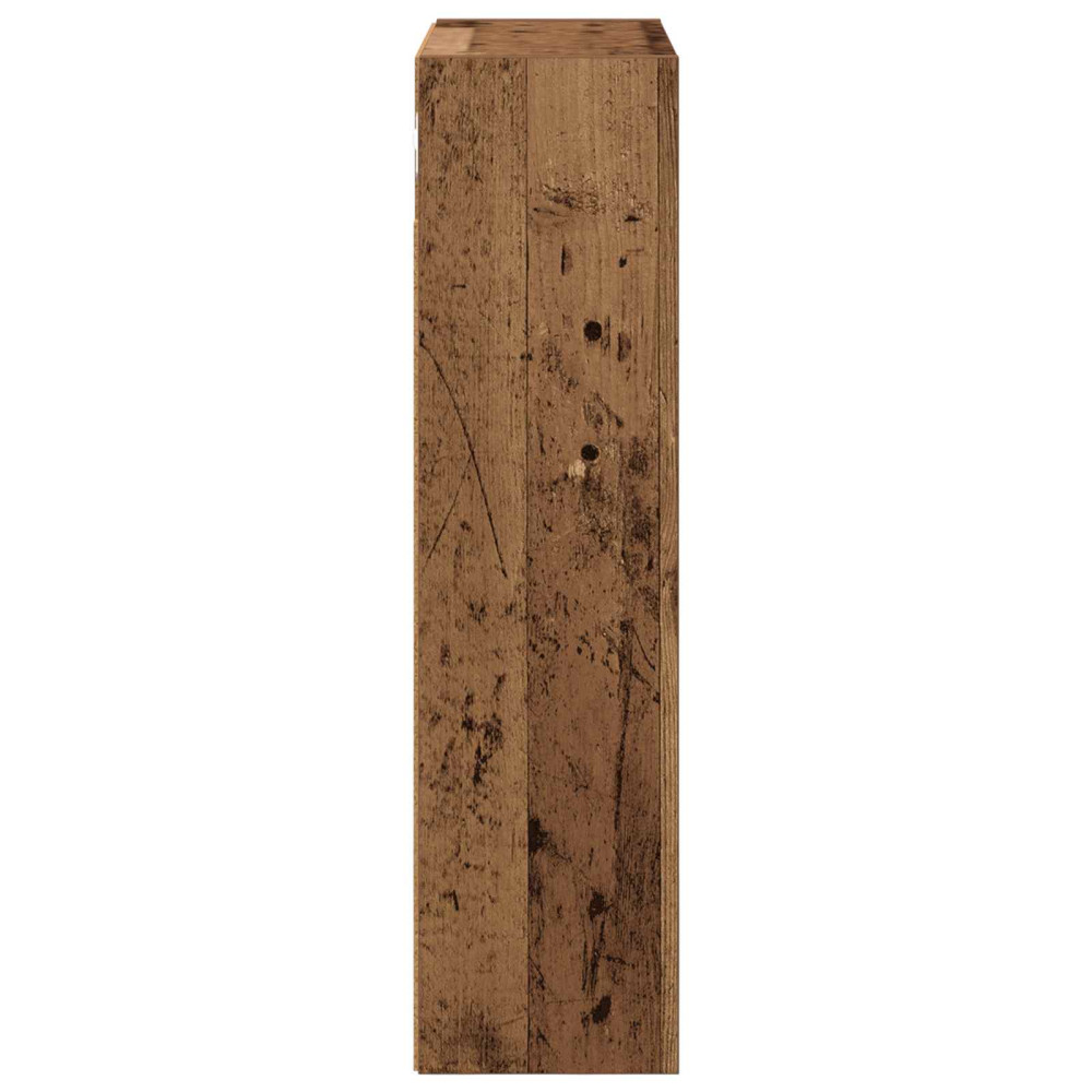 Produktbild för Badrumsväggskåp Gammalt trä 40 x 16 x 62,5 cm Konstruerat trä