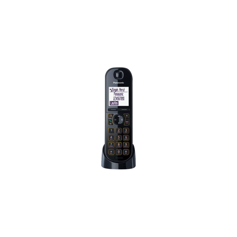 Produktbild för Panasonic KX-TGQ200 - trådlös digital telefon - 3-riktad samtalsförmåg