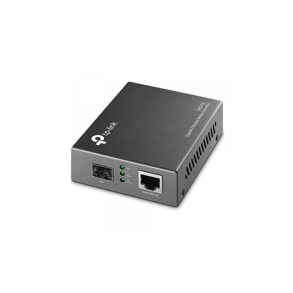 Produktbild för TP-Link Omada Gigabit MC220L SFP Media Converter FMC RJ45 / SFP